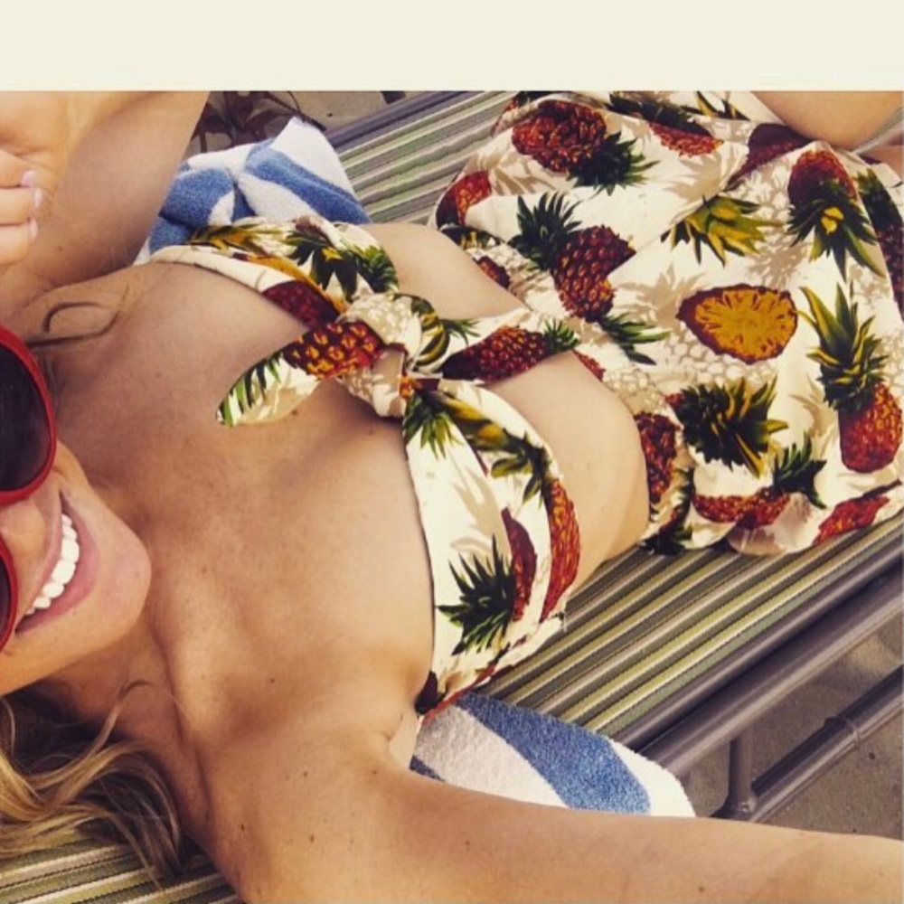 Handmade tropical outfit